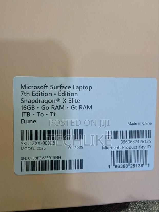 New Microsoft Surface Laptop 7 16GB Qualcomm Snapdragon X Elite SSD 1T · Photo 2