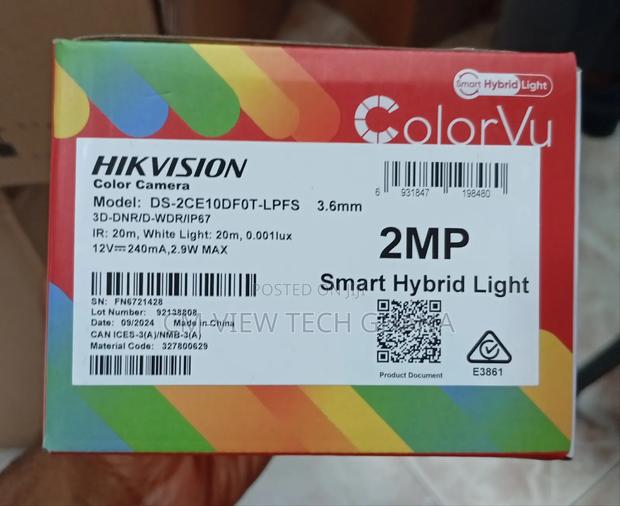 2mp Colourvu Analogue Camera Outdoor (Ds-2ce10df0t-Lpfs) · Photo 2