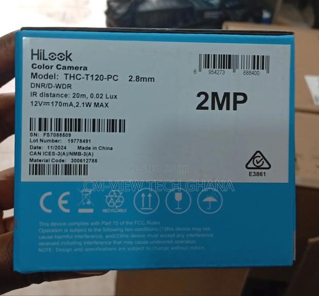 Hilook 2mp Dome/Indoor Camera ( THC-T120-Pc) · Photo 2