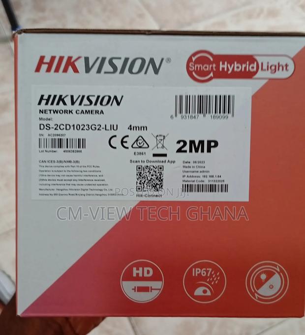 Hikvision 2mp Ip Camera ( Ds-2cd1023g2-Liu) · Photo 2