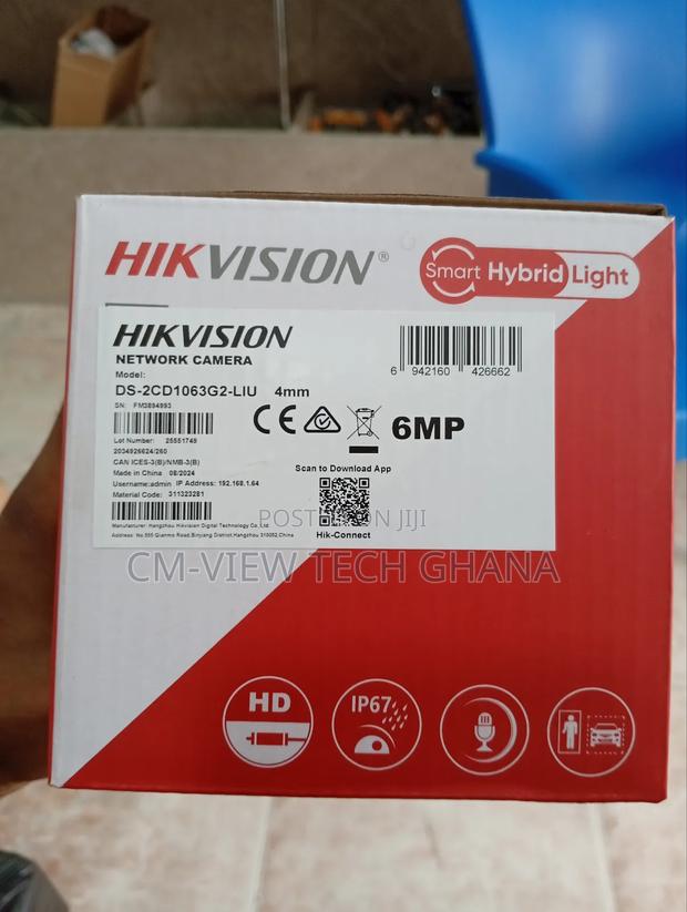 Hikvision 6mp Network Ip Camera ( Ds-2cd1063g2-Liu) · Photo 2