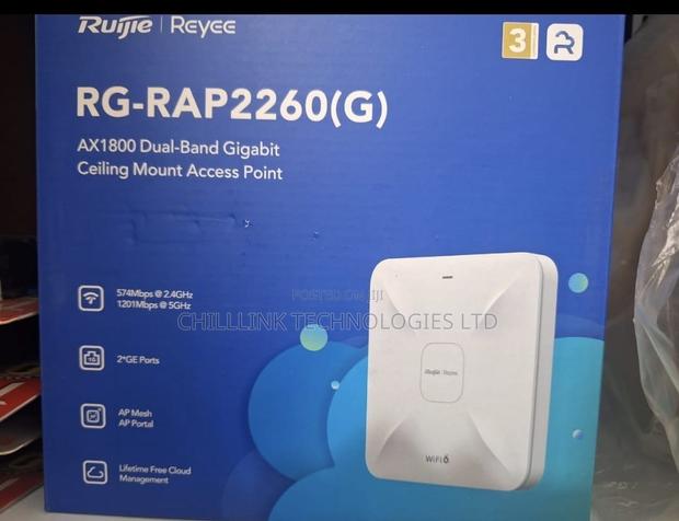 Rg-Rap2260(G) Reyee Wi-Fi 6 Ax1800 Ceiling Access Point · Photo 1