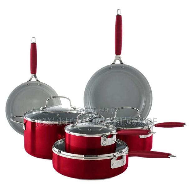 Food Network 10-Pc. Nonstick Ceramic Cookware · Photo 1