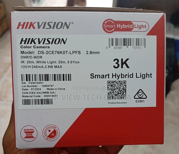 Hikvision Upto 5/6mp Smart Hybrid Light Dome Camera · Photo 2
