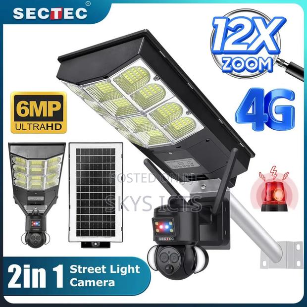 2 In 1 Dual Lens Solar Camera With Light · Photo 1