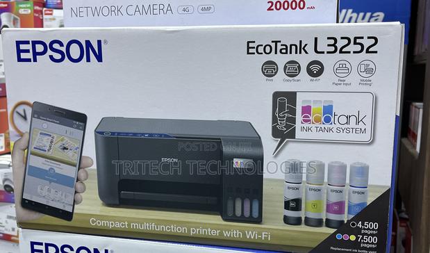 Epson Ecotank L3252 A4 All-in-1 With Wifi and Wireless · Photo 2