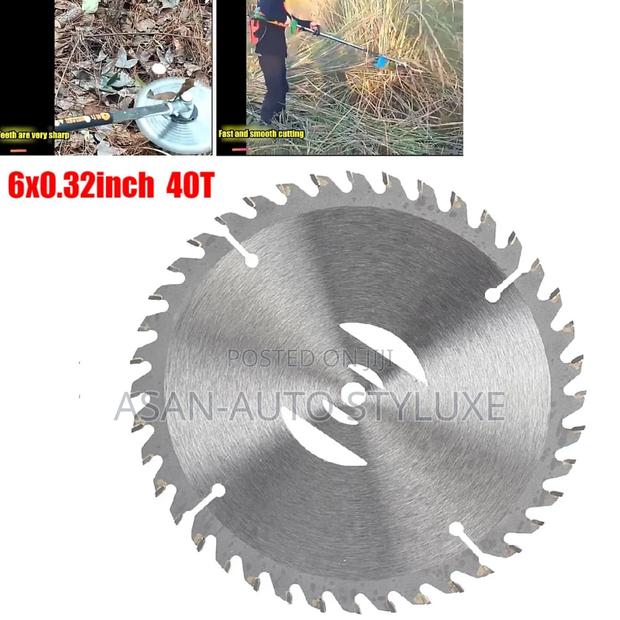 150mm 40 Teeth Metal Grass Trimmer Heads Blade Replacement · Photo 3