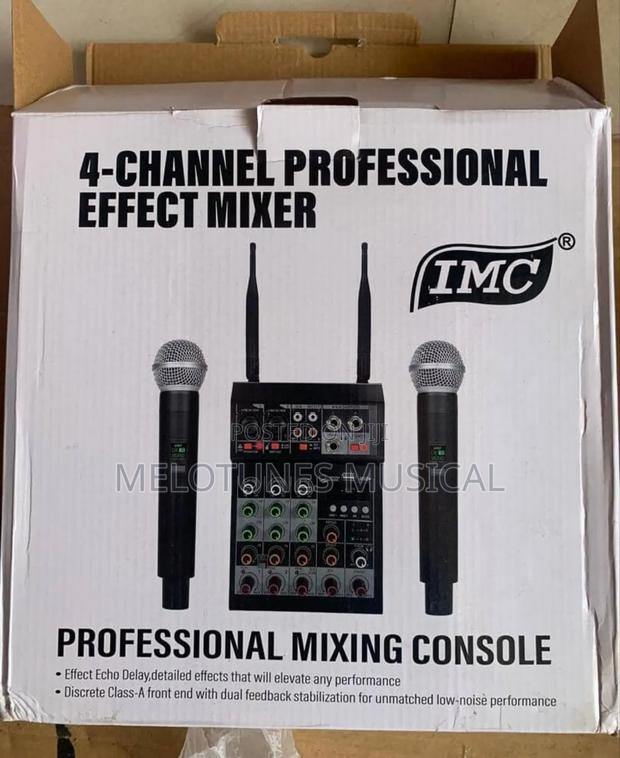 4-Channel Professional Effect Mixer and Twi Microphone · Photo 2