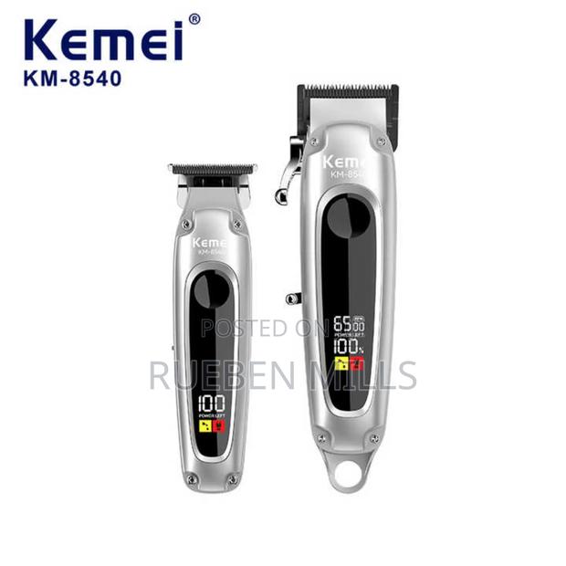 Stylish Kemei Km-8540 Two in One Salon Barbering Machine · Photo 1