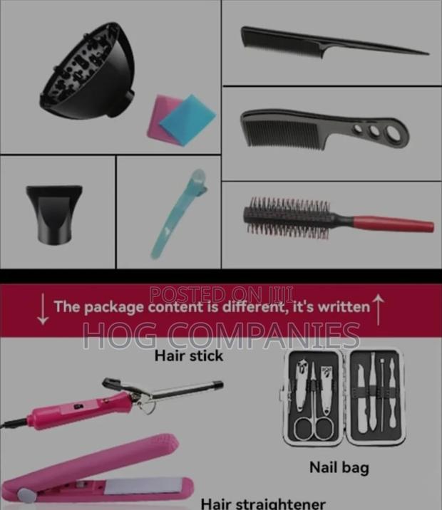 High Power Electric Hair Dryer Complete Set - Fast Delivery in 2 Hours · Photo 3