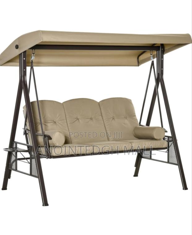 Outsunny 3 Seater Garden Swing With Sun Canopy · Photo 1