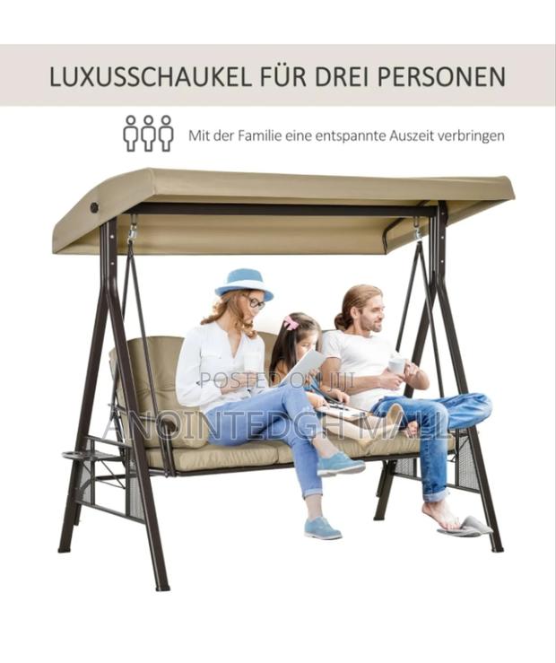 Outsunny 3 Seater Garden Swing With Sun Canopy · Photo 3