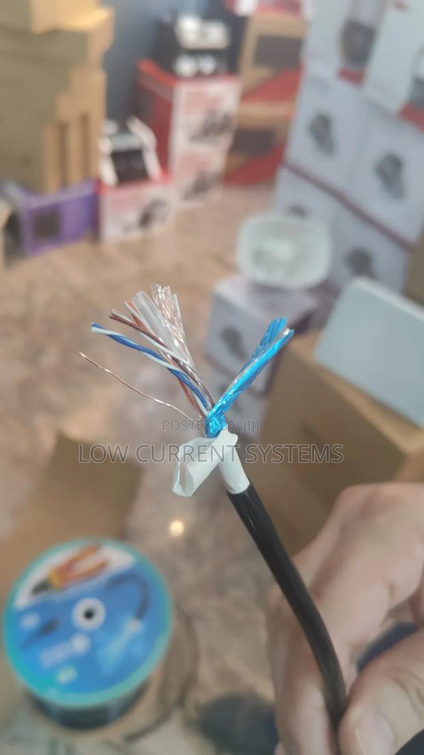 Cable FTP Cat6a 305m Outdoor Network Cable Networking · Photo 2