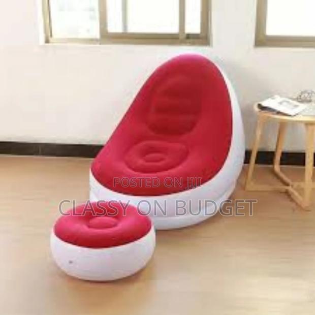 Inflatable Air Sofa With Pump. · Photo 1