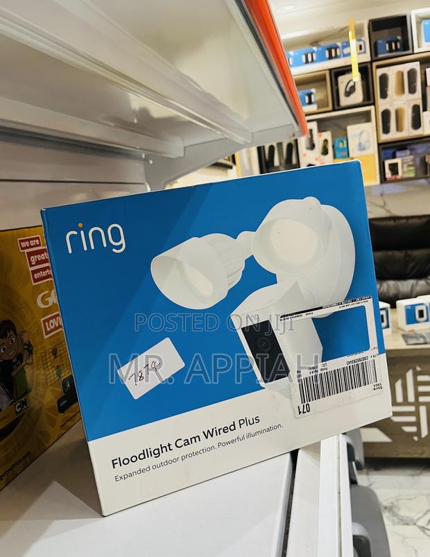 Unique Design Ring Floodlight Cam Wired With Motion(White) · Photo 1