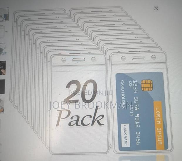 Waterproof Transparent Card Holder Plastic Protector · Photo 2