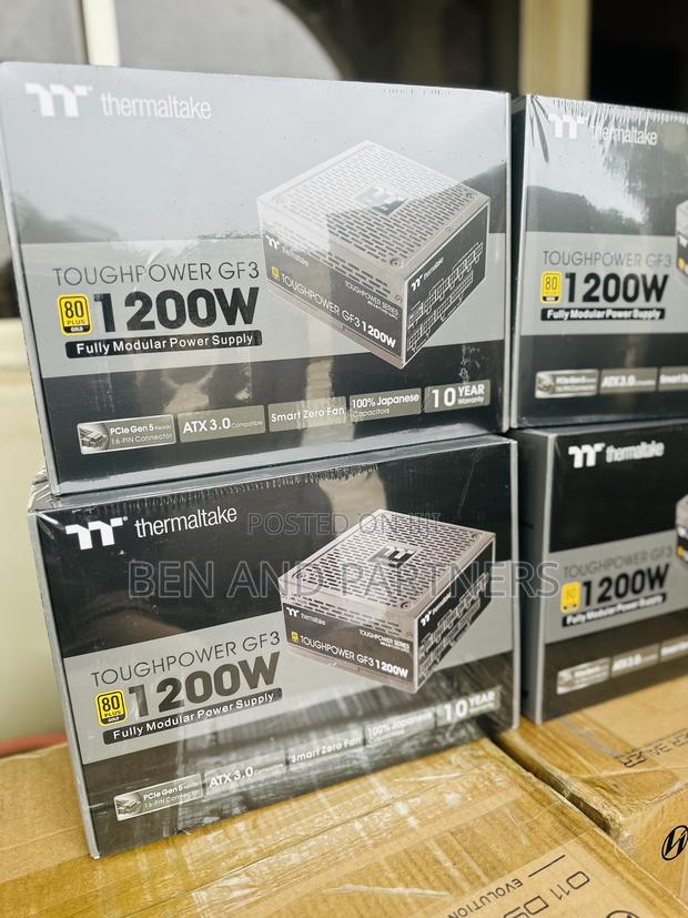 Thermaltake Gf3 1200w Atx 3.0/Pci-e 5.0, Power Supply. · Photo 1