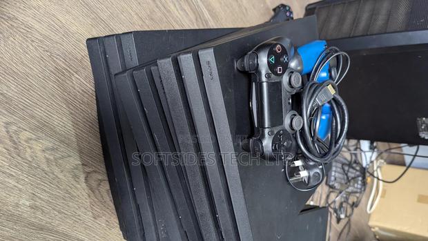 Playstation 4 Pro Video Game Console From Home · Photo 1