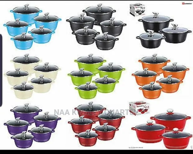 Sq Professionals 10pcs and 8pcs Nonstick Cookware Sets · Photo 1