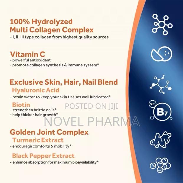 Multi Collagen Peptides Type I, Ii,Iii - 60caps · Photo 4