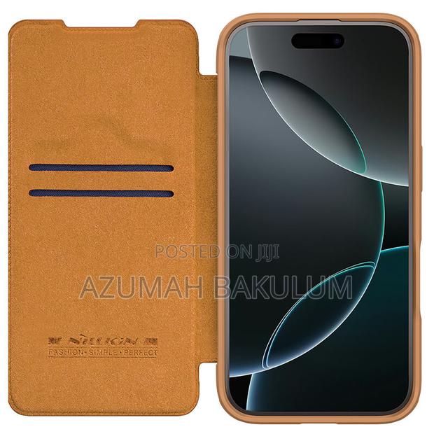 iPhone 16 Pro Max / 16 Pro Nillkin Qin Prop Leather · Photo 5