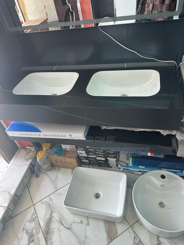 Double Black Cabinet Basin · Photo 2