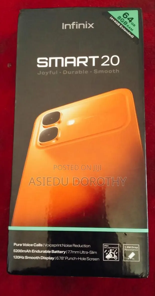 New Infinix Smart 20 64 GB Silver · Photo 1