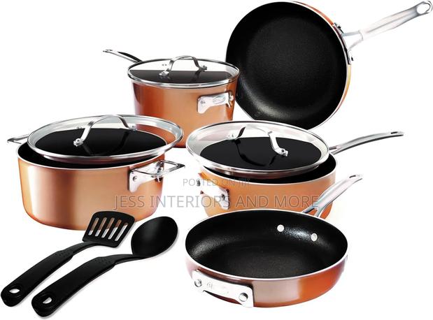 Gotham Steel 10-Piece Nonstick Copper Cookware Set · Photo 1