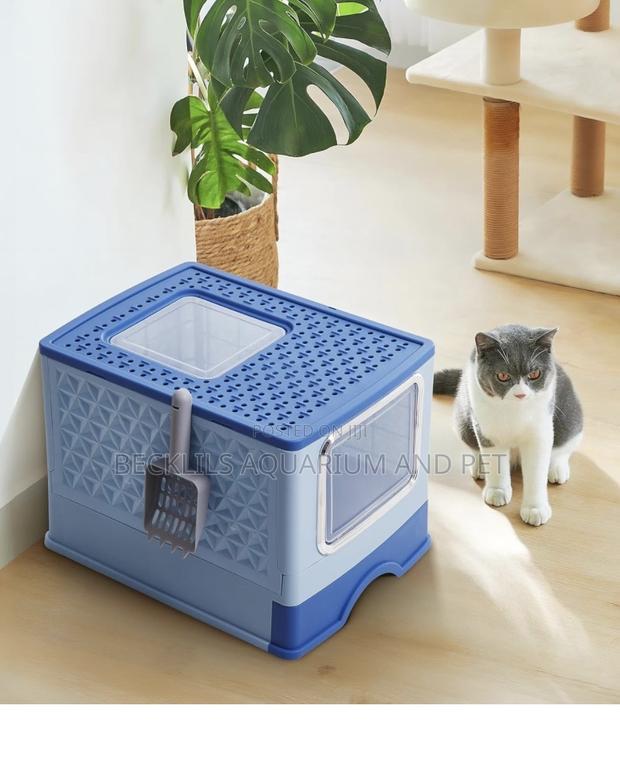 Potable Foldable Colorful Cat Litter Box · Photo 4