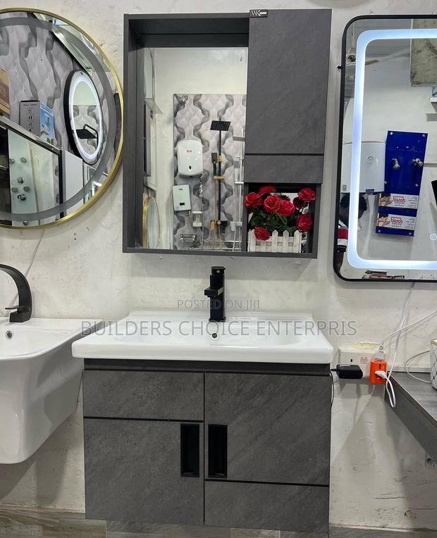 Cabinet Basin With Mirror 60cm Wide · Photo 1