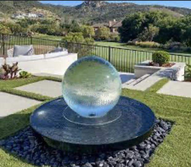 Glass Ball Water Fountain ( Spiral Fountain) · Photo 1
