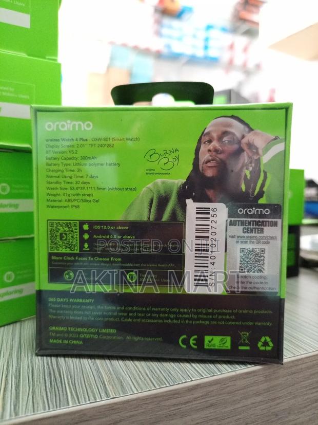 Smart Watch Oraimo Smart Watch Full Touch Hd Screen · Photo 2