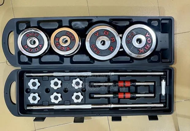 50kg Dumbbells and Barbell Set · Photo 1