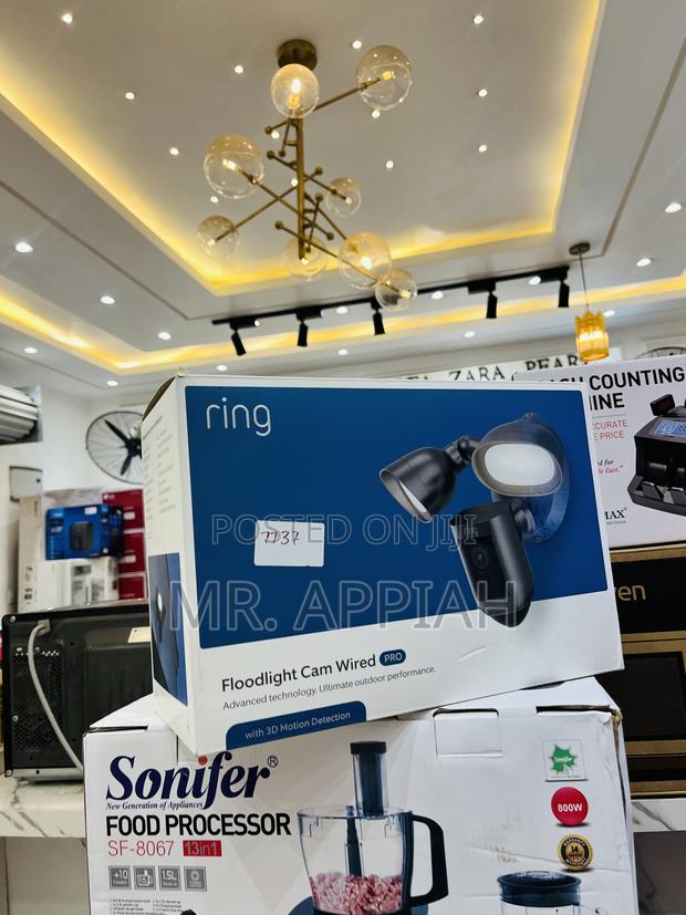 Unique Design Ring Floodlight Cam Wired(Black) · Photo 1