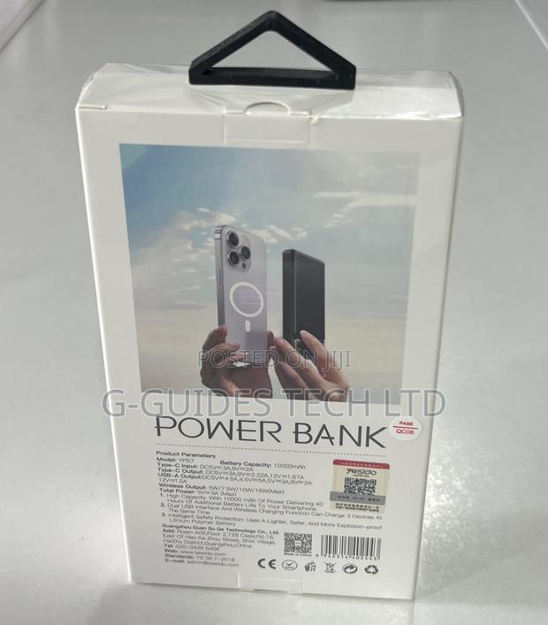 Yesido 10,000mah Wireless Fast Charging Power Bank Yp57 · Photo 3