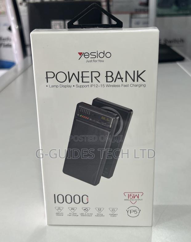 Yesido 10,000mah Wireless Fast Charging Power Bank Yp57 · Photo 1