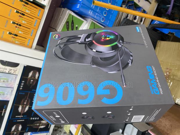 G606 RGB Gaming Headset/Headphones Backlight · Photo 4
