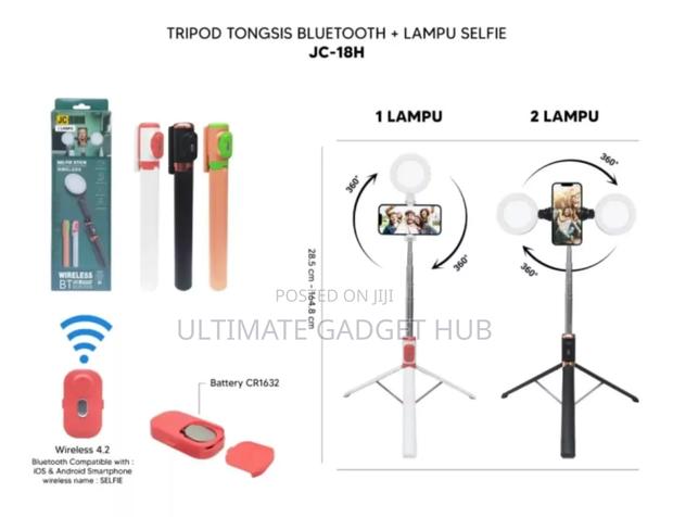 Wireless Live Bluetooth Selfie Stick With Remote Control · Photo 2