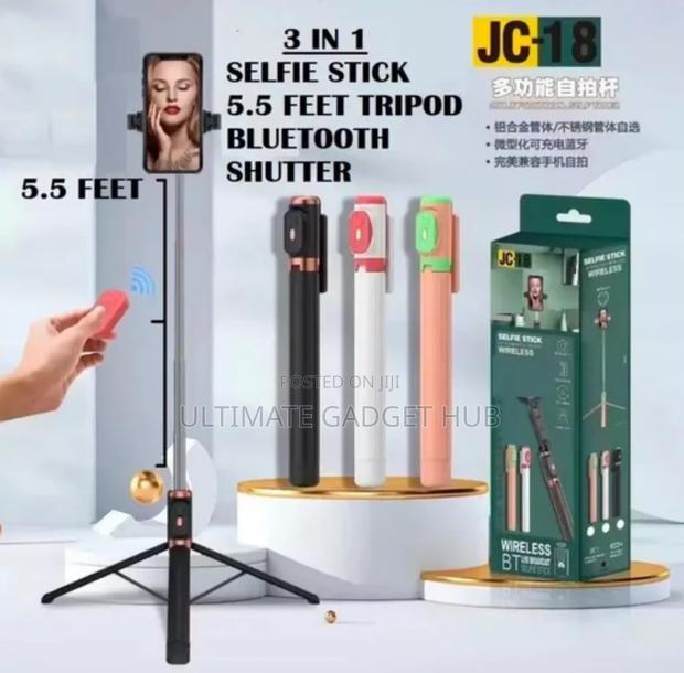 Wireless Live Bluetooth Selfie Stick With Remote Control · Photo 5
