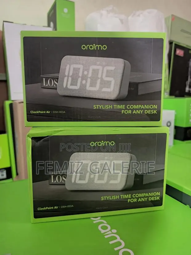 Oraimo Clockpoint Air Rechargeable Alarm Clock · Photo 1