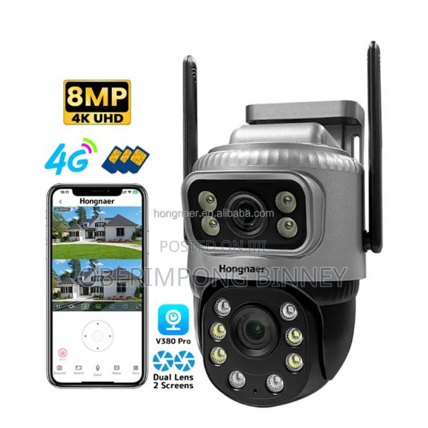 CCTV Camera V380 4g Dual Lens (12v)Sim Version · Photo 1