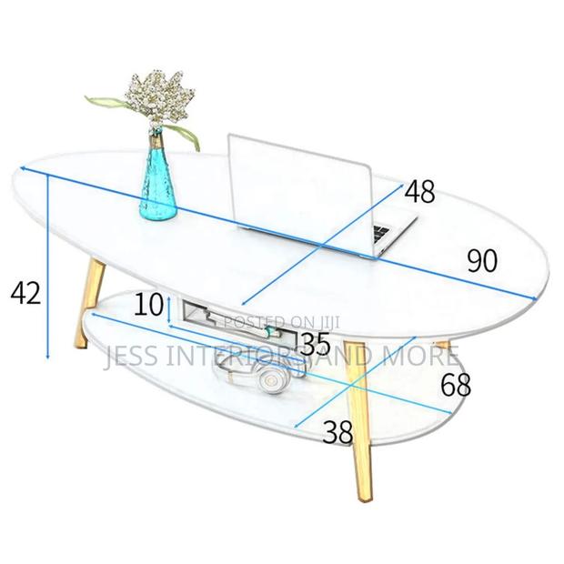 Coffee Table (White) 2-Tier · Photo 3