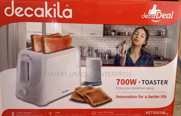 Decakila 2slice Bread Toaster-Family Size Slots · Photo 1