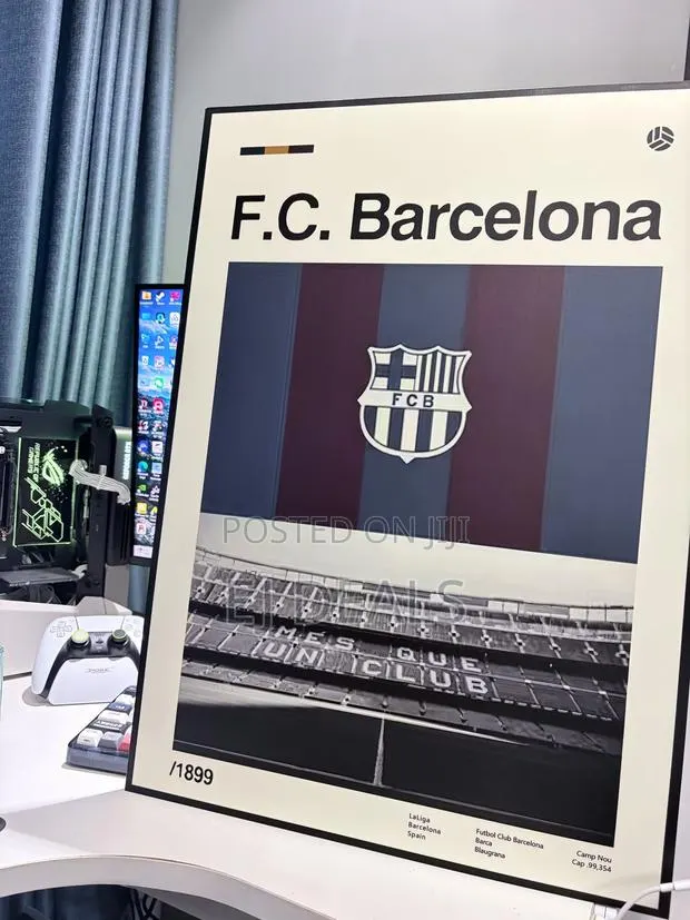 Barcelona FC Vintage Wall Art Frame 40 X 60cm · Photo 1