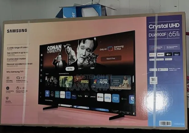 Samsung - 65” Class Du6900 Series Crystal Uhd Smart Tizen TV ( · Photo 1