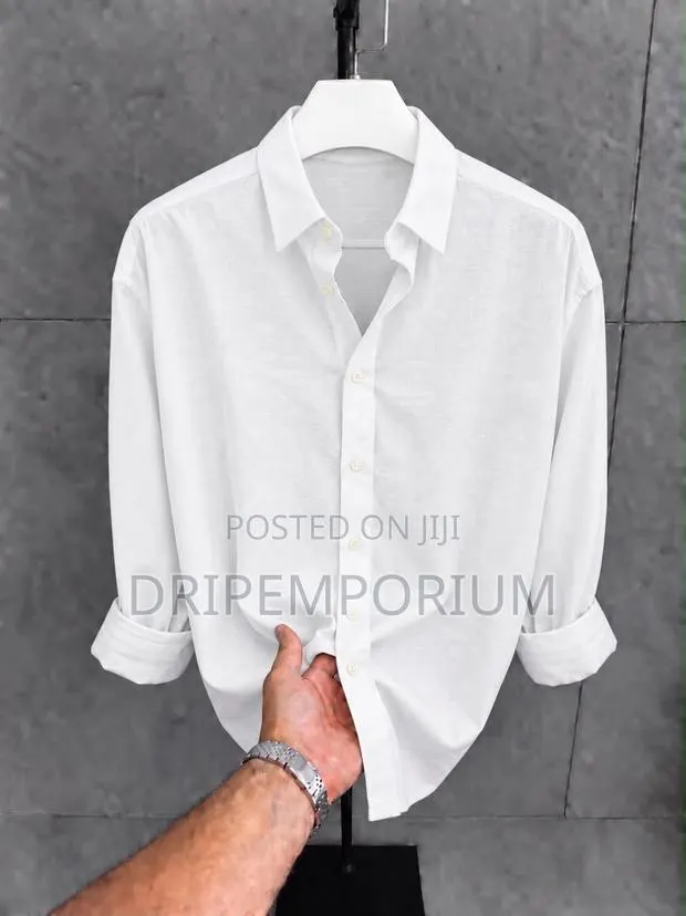 Beige Linen Shirt · Photo 1