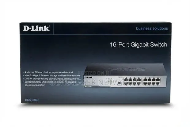 D-Link 16-Port Gigabit Switch · Photo 1
