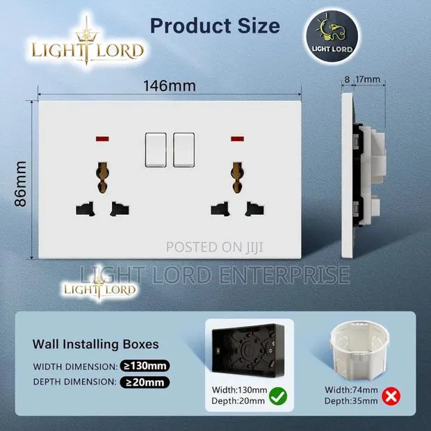 Universal Double Multi Socket · Photo 1