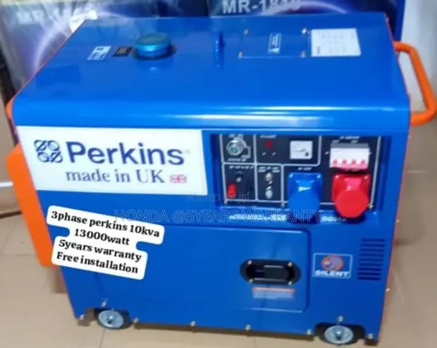Power Flow Energy Perkins 10kva 13000watt 3phase Generator · Photo 1
