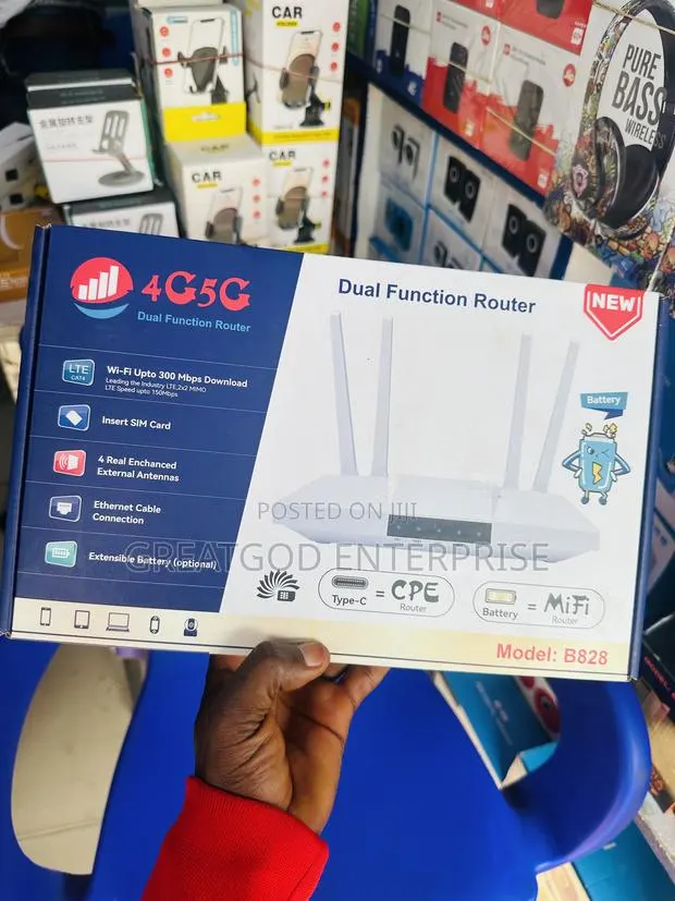 Model B828 4g/5g Dual Function Wireless Router · Photo 1